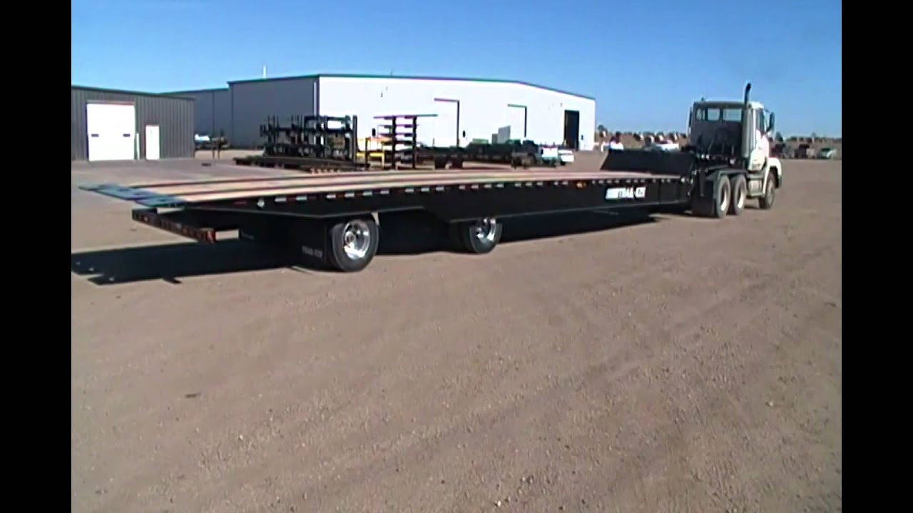 Trail-Eze TE 701 Slide Axle Rail Trailer with 10'2'' spread axle option