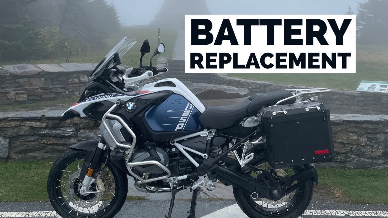 Замена аккумулятора или установка свинцового провода на BMW R1250GSA