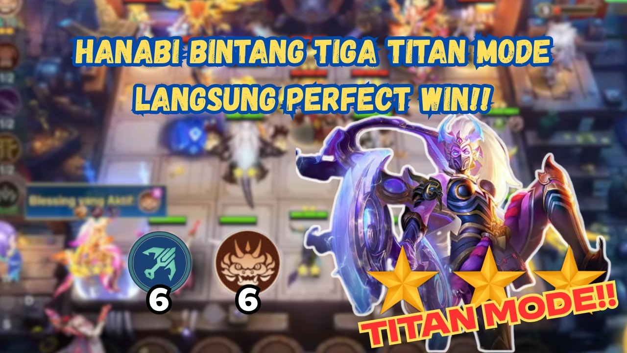 HANABI BINTANG TIGA TITAN MODE LANGSUNG PERFECT WIN