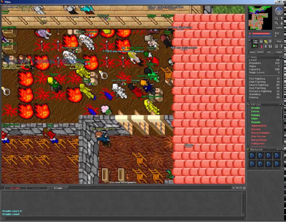 [Tibia Legends: Extremely rare footage]: Old Funny Stuff