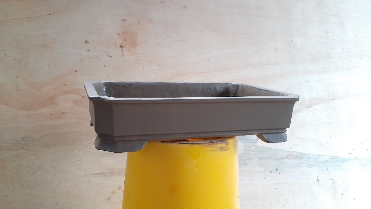 DIY - Making Bonsai Pots with sand and cement