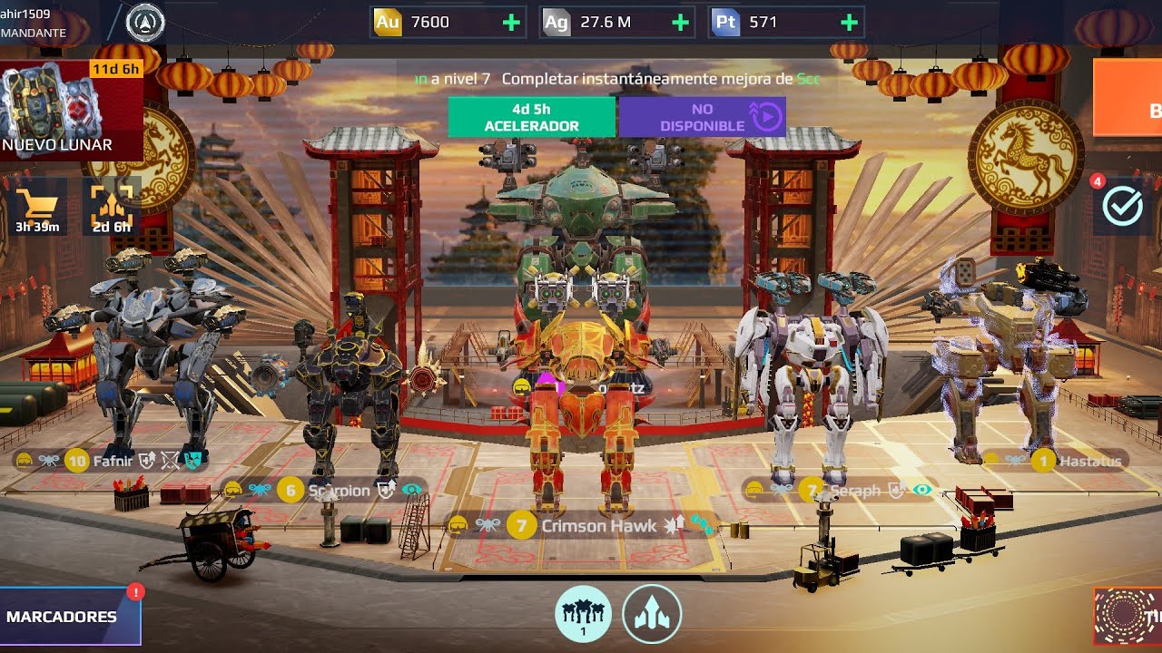 Jugando y ganando recursos [War Robots]