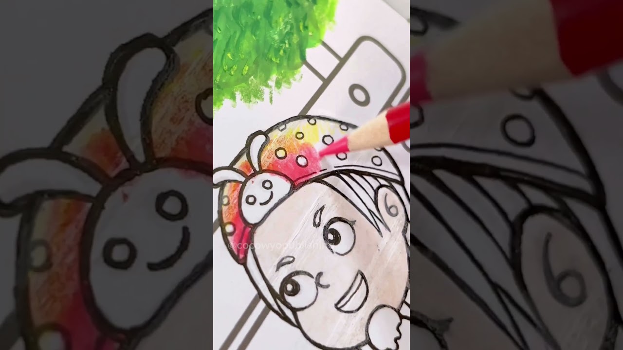 Attempt MASTERPIECE on kid's coloring page | Coco Wyo Coloring Book