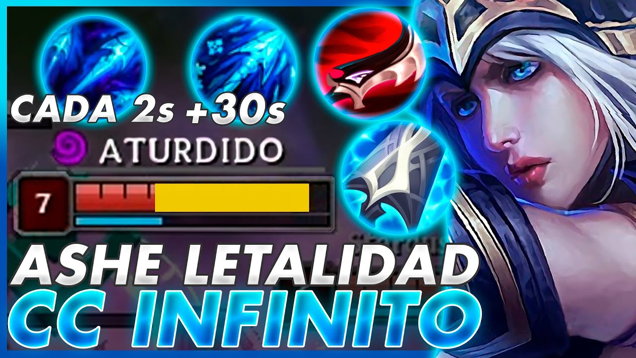 🥶&iexcl;LA BUILD MAS VOMITIVA de ASHE hace CC INFINITO y DA UN ASCO TERRIBLE! *ASHE LETALIDAD MID*