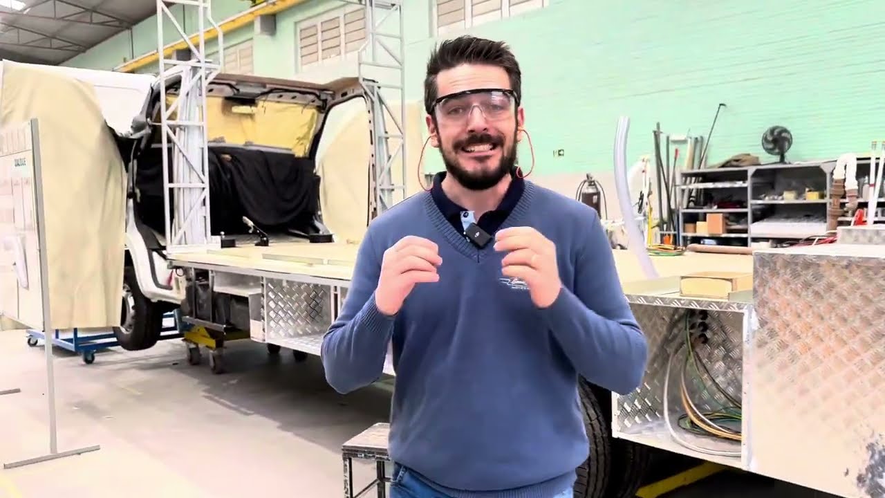 FÁBRICA DO MOTORHOME SANTO INÁCIO: A segunda etapa da linha de montagem