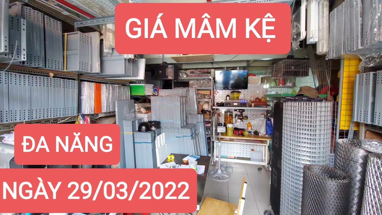 Giá Sắt V Lổ & Mâm Kệ Đa Năng Ngày 29/03 2022 Tại Lưới Thép Nhã Trân Quận 12 .HCM