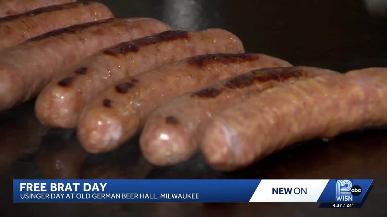 Old German Beer Hall gives away free brats for Fred Usinger Day