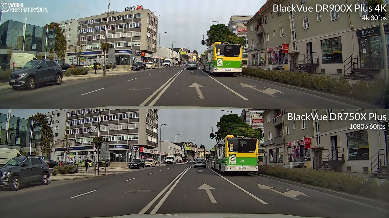Wideorejestratory BlackVue DR900X Plus 4K vs BlackVue DR750X Plus - por&oacute;wnanie / comparison