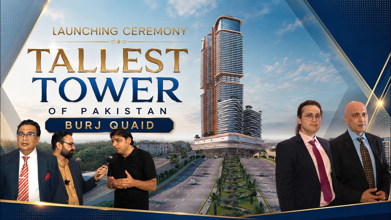 Burj Quaid New Project Of ABS Developers | Tallest Tower Of Pakistan | Pak 24 7 News