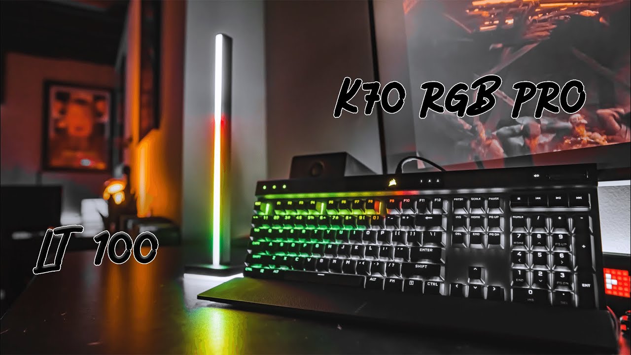 New Corsair K70 RGB Pro Review + LT 100 Smart Lighting Towers