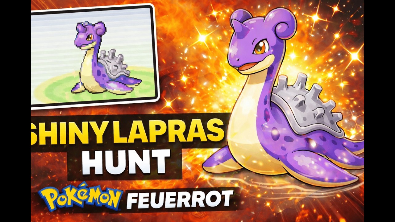🔥 Tag 4 - SHINY LAPRAS HUNT | 1000+ RESETS | Pokémon Feuerrot