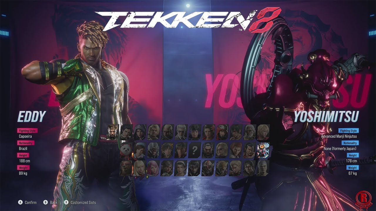 Tekken 8 - All Characters & Tekken Shop Costumes + Stages & DLC (Eddy Gordo) *Updated*