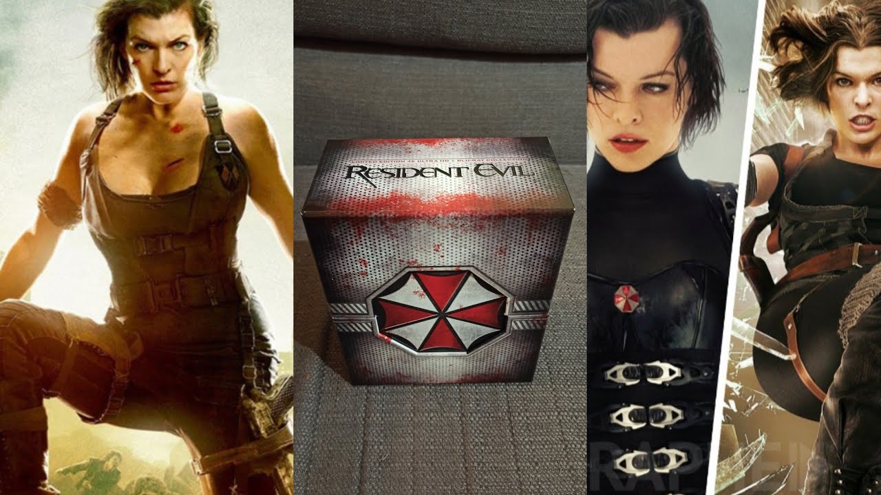 Unboxing resident evil limited edition blu ray 4k collection