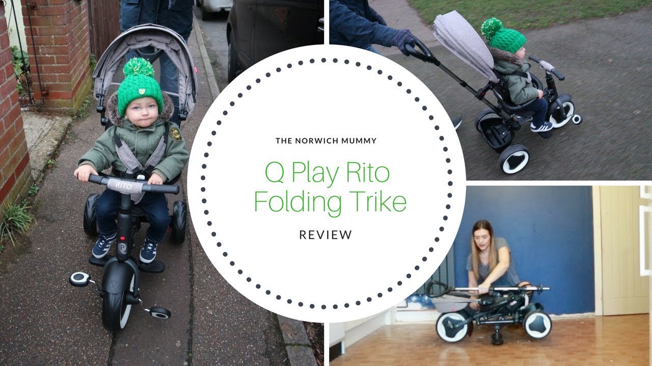 Q Play Rito folding trike review | Toddler trike review | The Norwich Mummy
