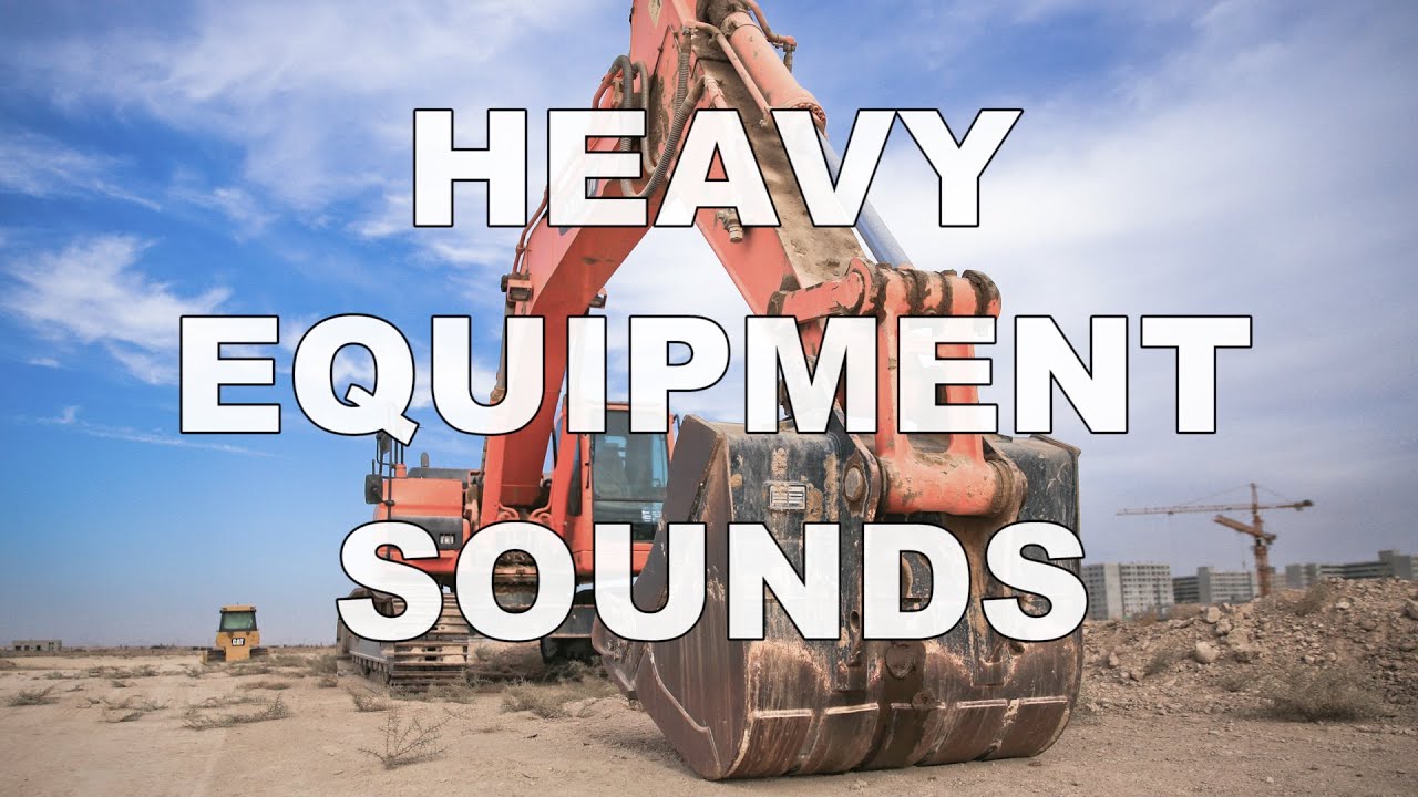 Construction Equipment Ambience | Machinery at Work, Engine Running & Mechanical Sounds