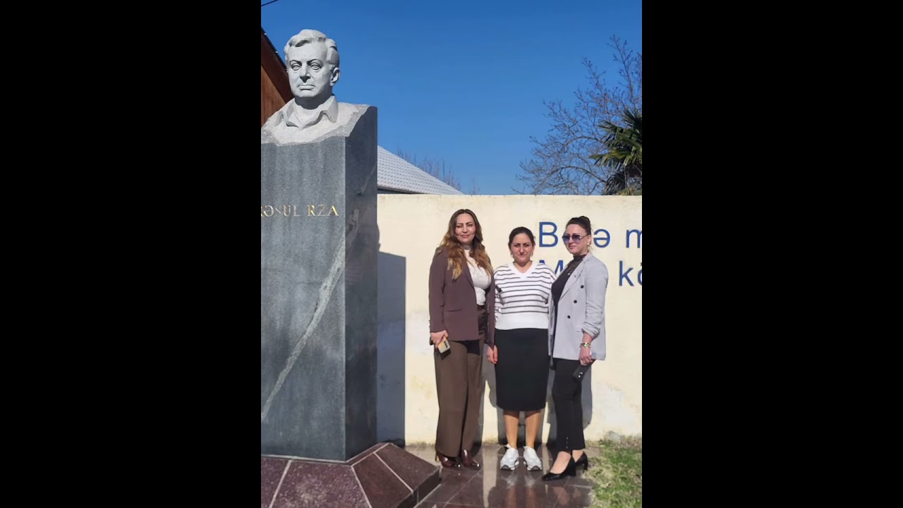 Rəsul Rza dünyası..Ucar 3 nömrəli məktəb.Gülçöhrə Xəlilova