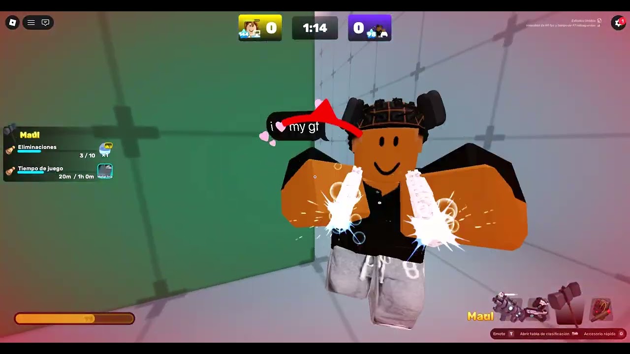 Juganodo modo espejo en roblox rivals