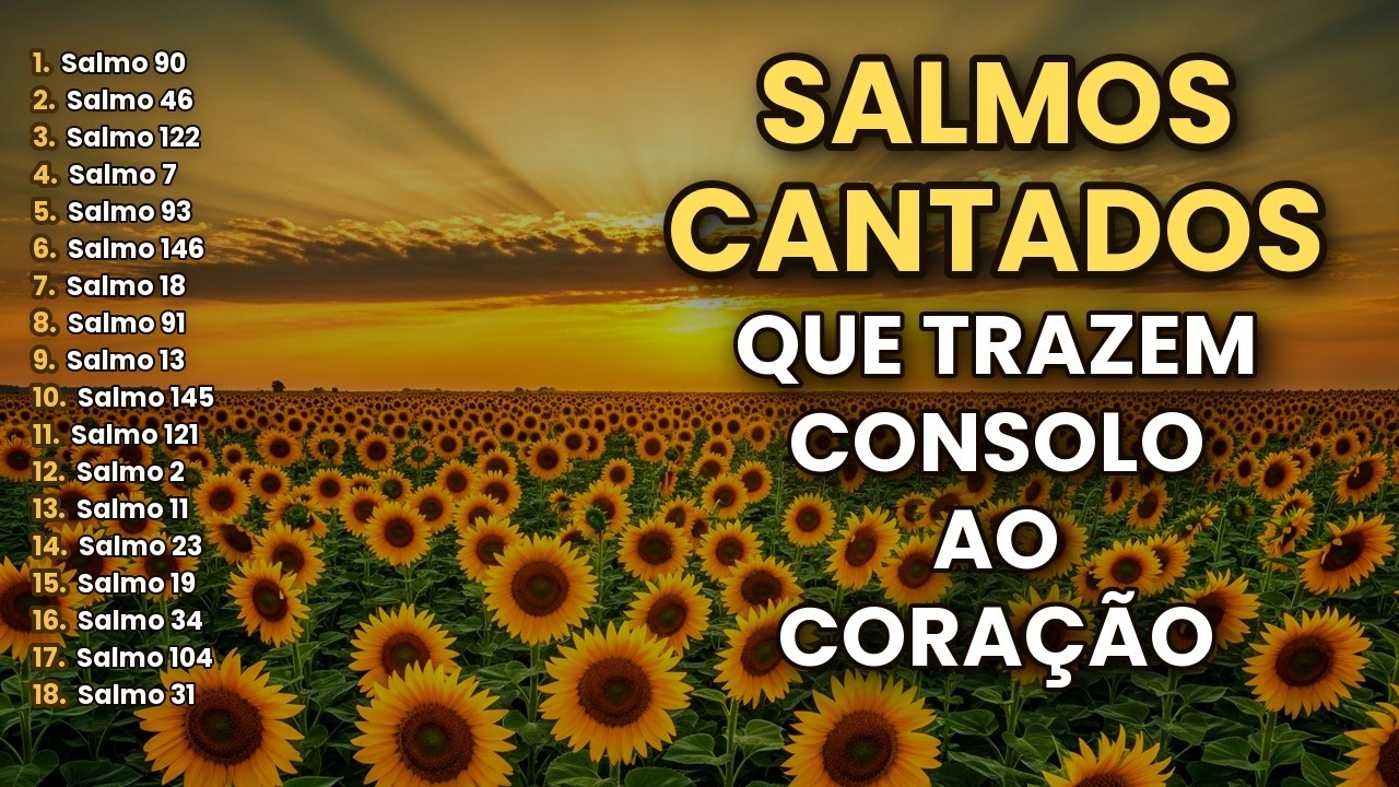 🙌 1 Hora de Salmos Cantados Para Renovar a Fé e Sentir a Presença de Deus