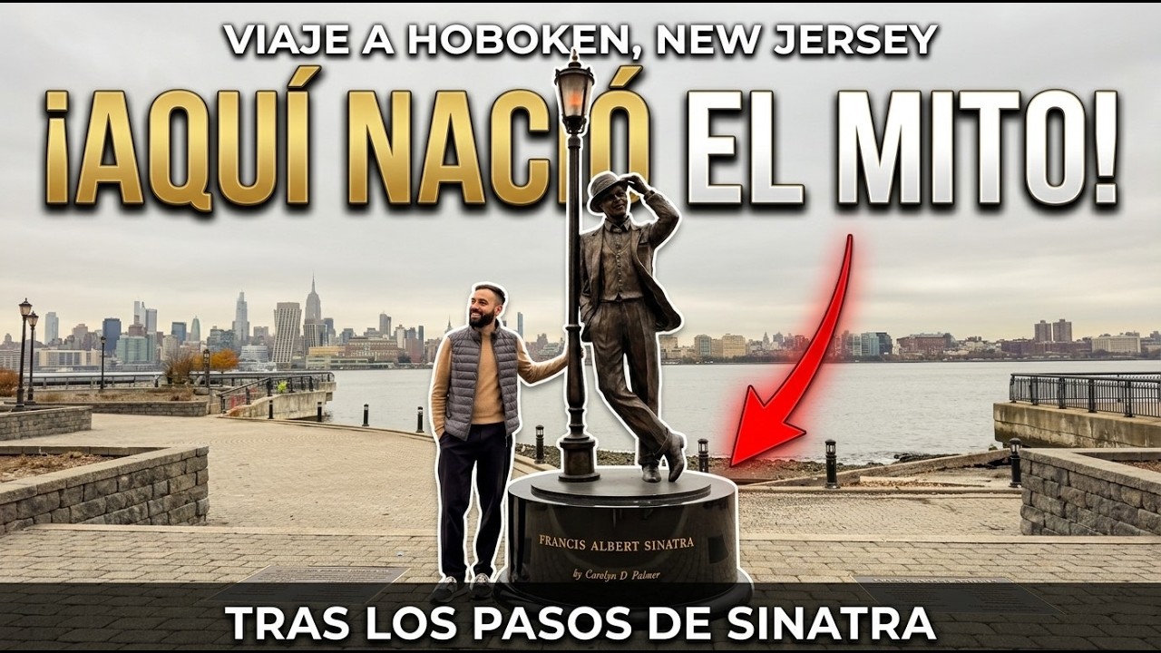 Hoboken, caminando por New Jersey y recorriendo la ciudad de Frank Sinatra!