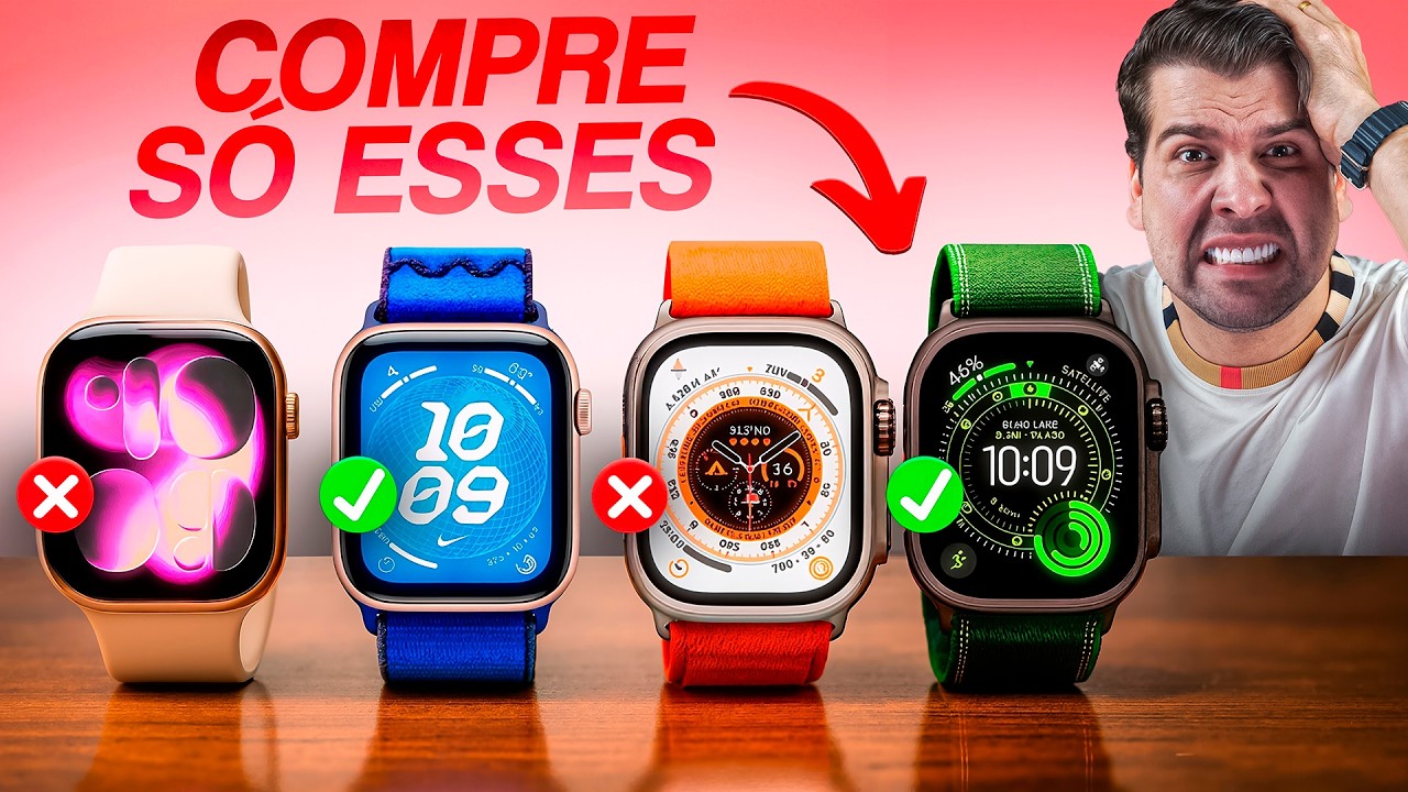 Apple Watch em 2026: A VERDADE sobre cada modelo (e qual vale o seu dinheiro)