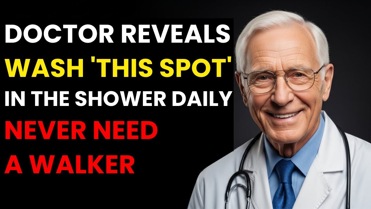 Doctor Warns: Wash These 3 Body Parts in Shower or Prepare for a Walker | Senior Health Tips
