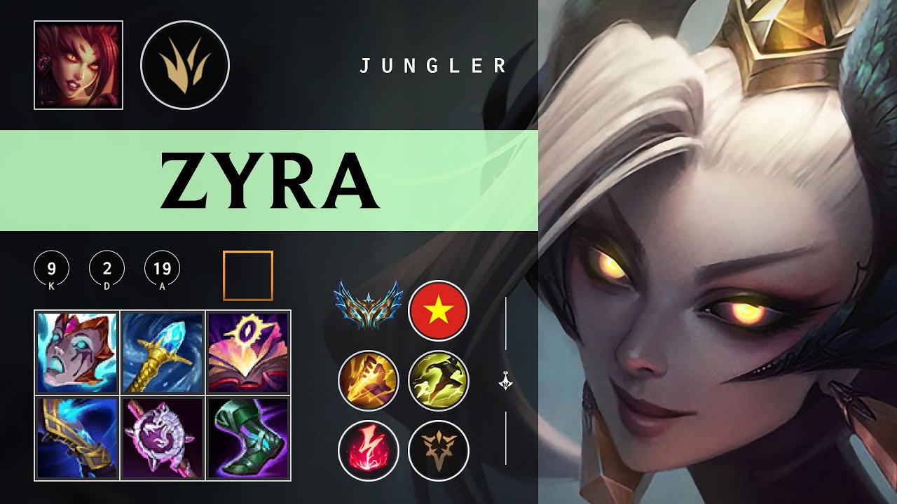 Zyra Jungle vs Qiyana - VN Challenger Patch 26.02