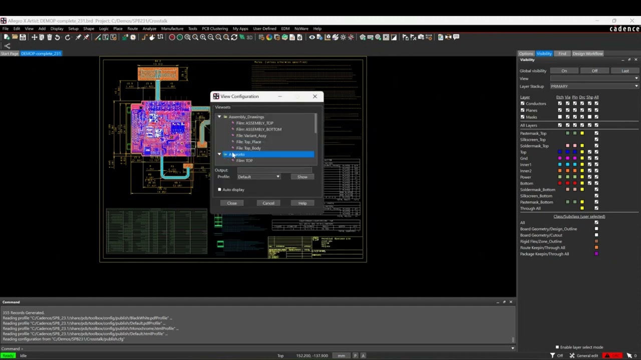 Batchplot Cadence PCB X