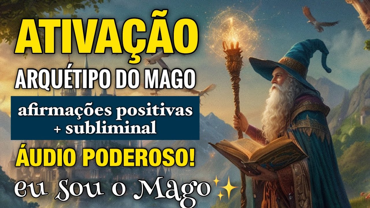 Arquétipo do Mago 🌟🧙🏼‍♂️ poderoso ÁUDIO de ATIVAÇÃO! *lado luz* Subliminal + Afirmações✨