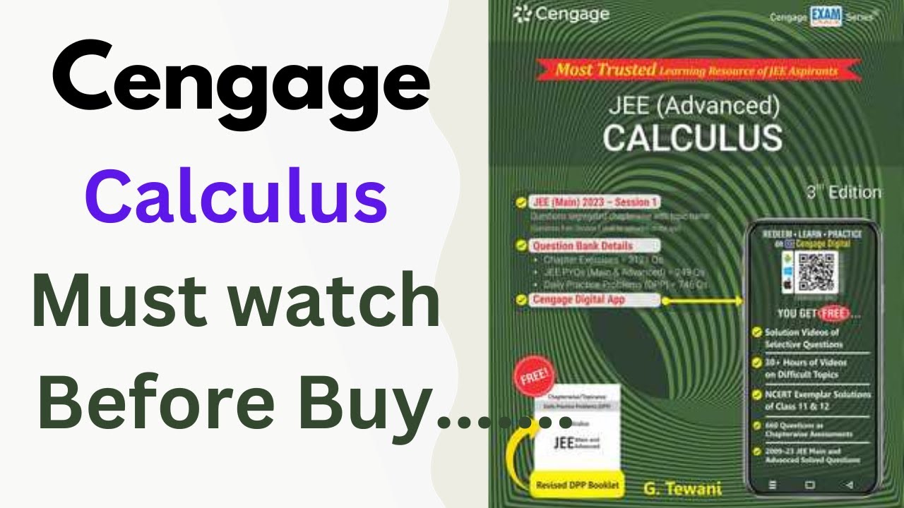 Cengage Calculus honest review🔥💥 |Must watch before buy| #jee #math#cengage