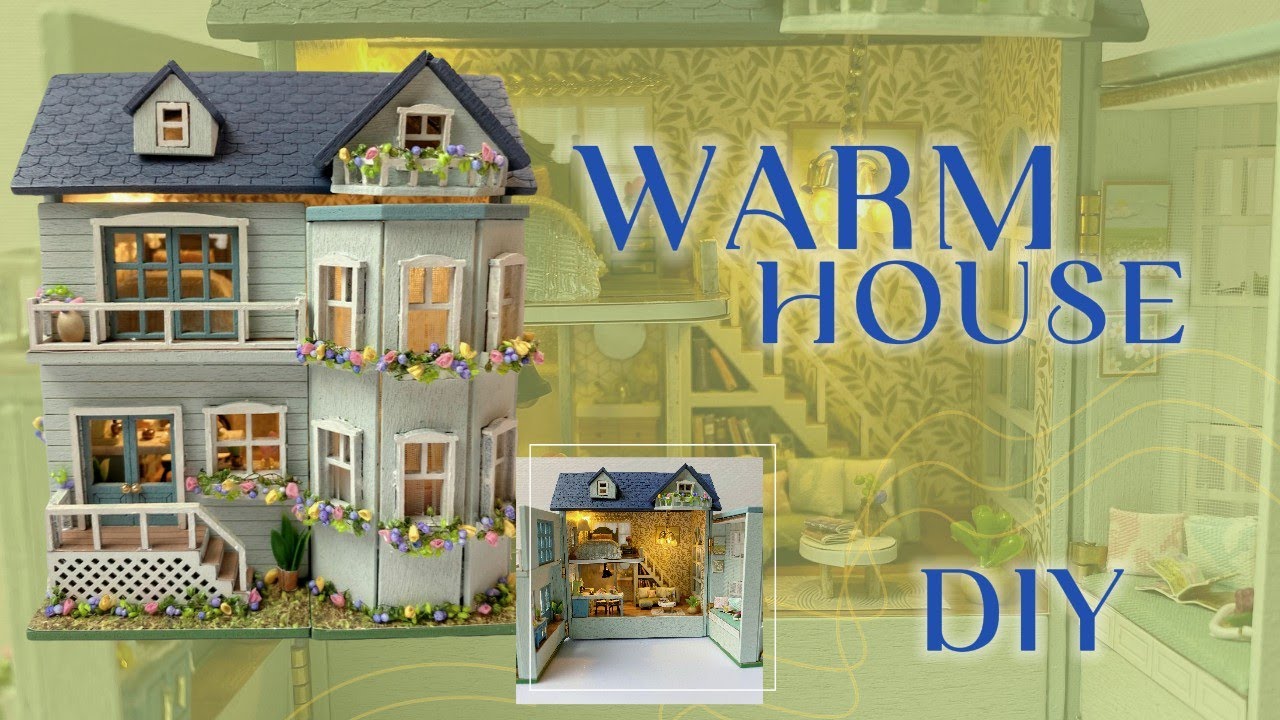 Warm House DIY Cuteroom Miniature Dollhouse