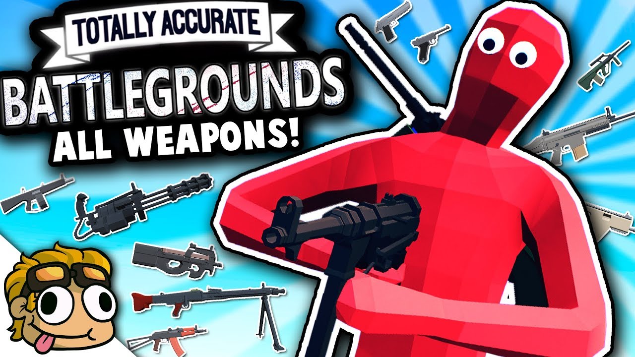 ALL WEAPONS GUIDE! | Totally Accurate Battlegrounds (TABG) Gameplay