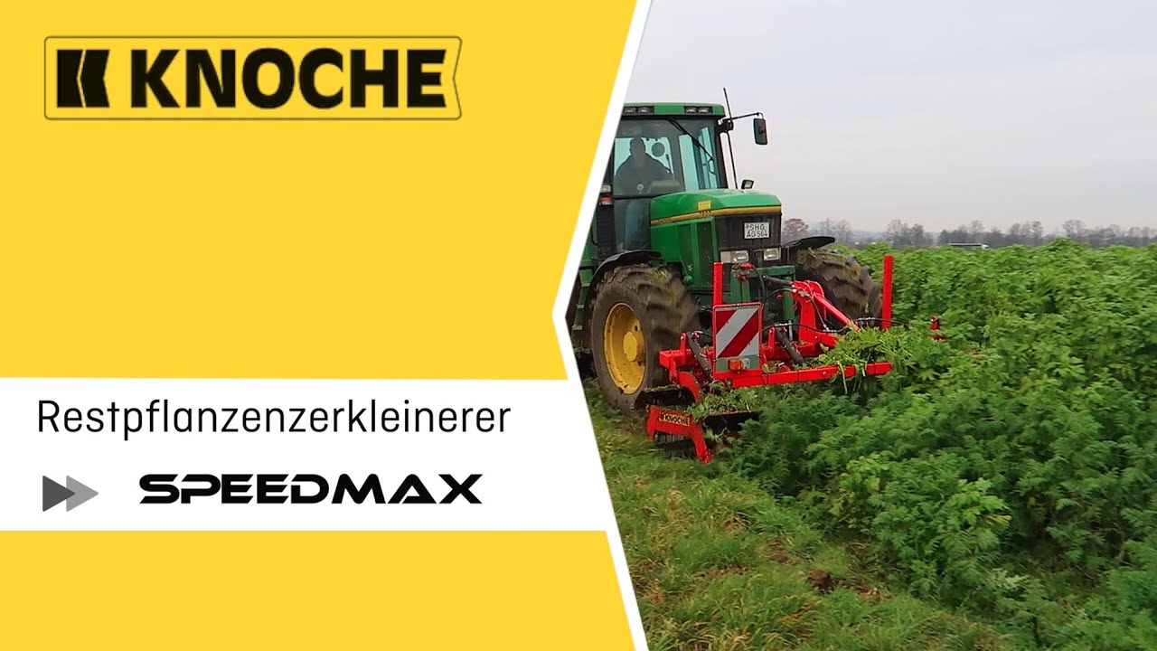 KNOCHE Speedmax - Messerwalze Senf zerkleinern