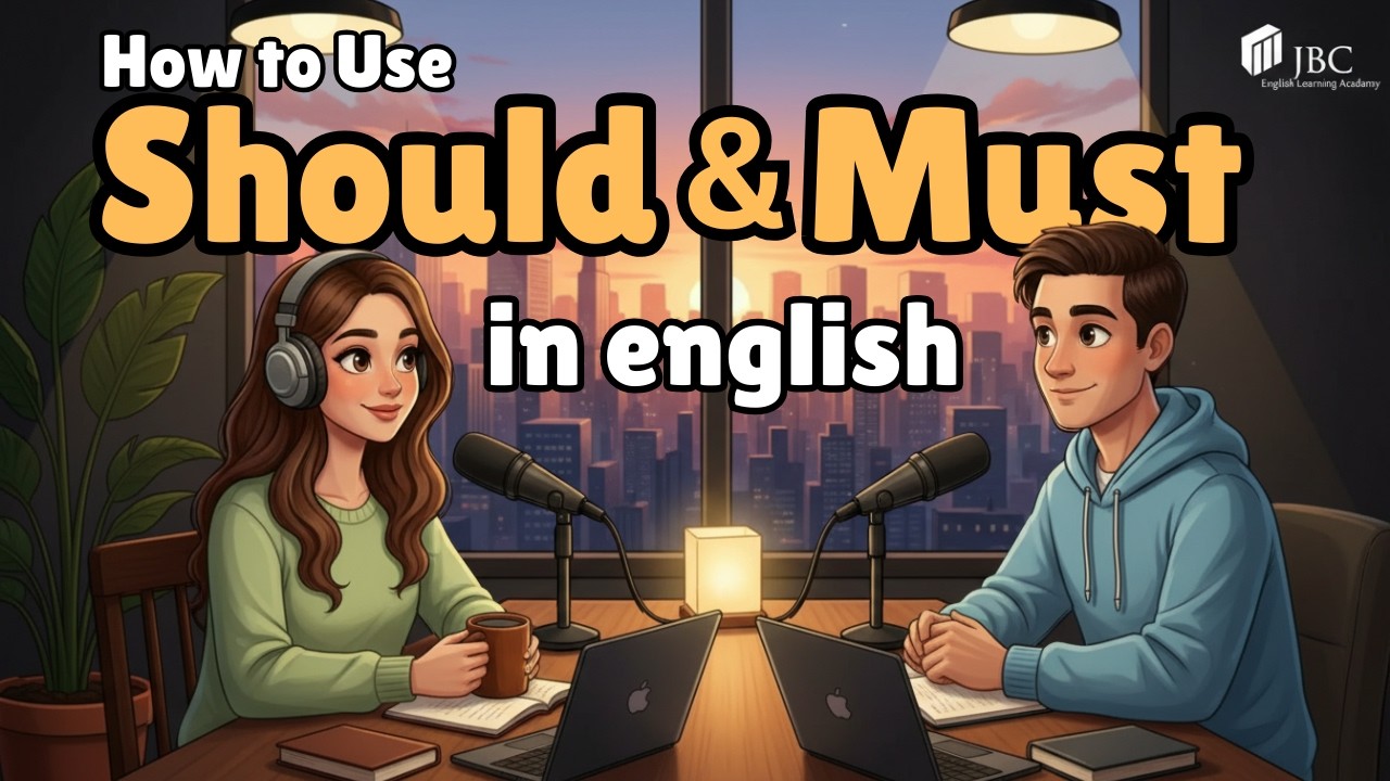 Learn How to Use Should & Must Correctly in English   |  English Conversation for Beginner