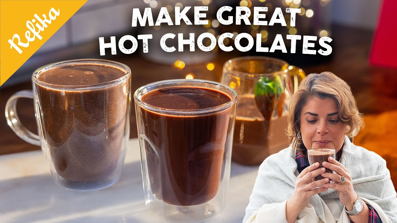 How to Make HOT CHOCOLATE Recipe ☕ Homemade TOP 3: Peppermint 🌱 Cacao 🍫 Spicy🌶️