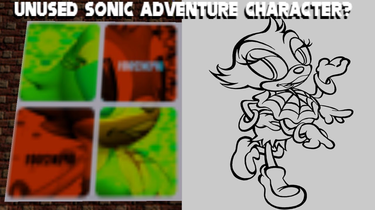 Sonic Adventure's Unused Character Spider Girl