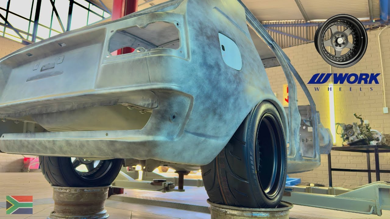 Mazda 323 13b Turbo Build | NEW WORK WHEELS!!!