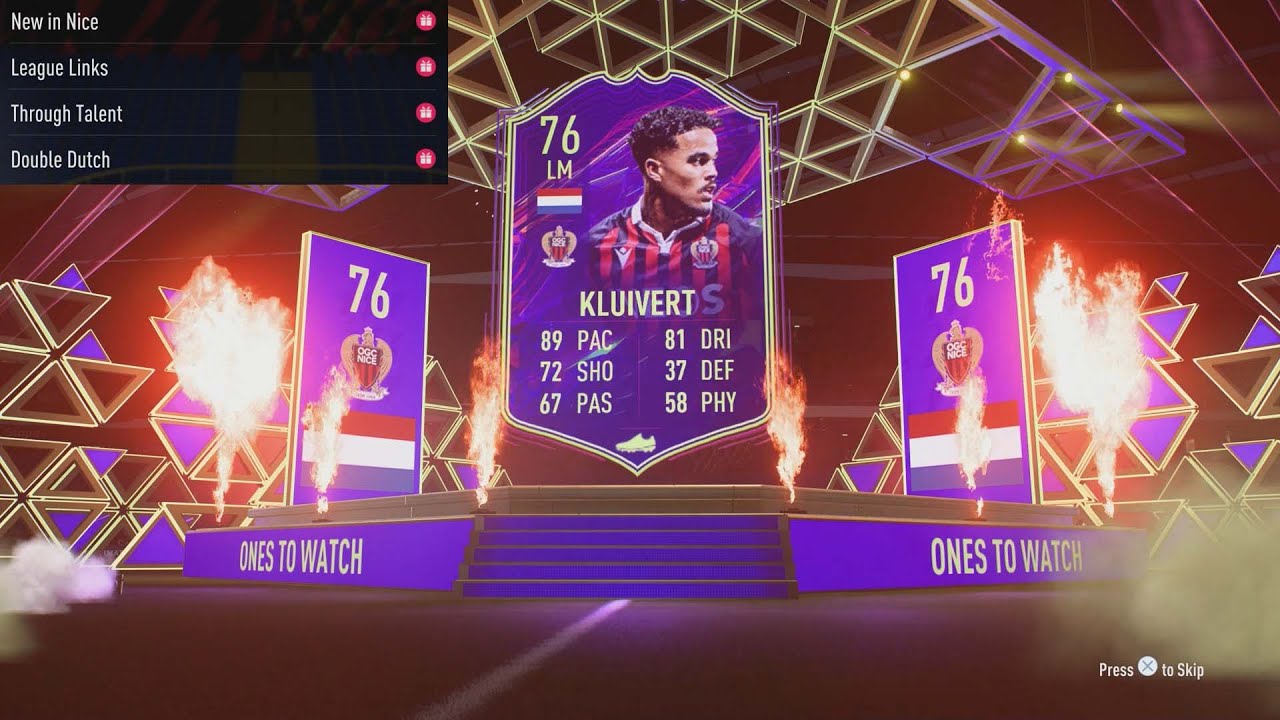 Completing the Ones to Watch Kluivert Objectives and Claiming our Guaranteed OTW! FIFA 22 on PS5