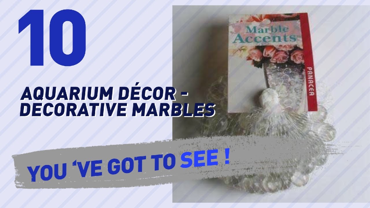Top 10 Aquarium D&eacute;cor - Decorative Marbles // Pets Lover Channel Presents: