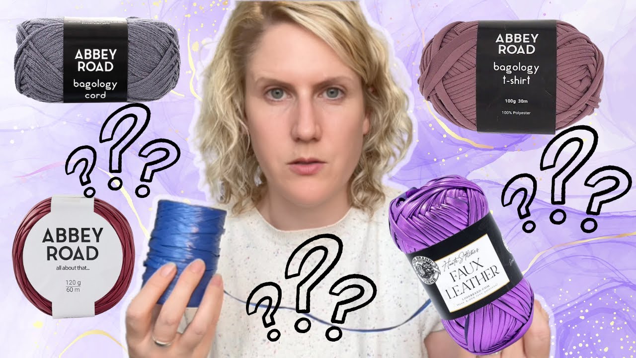 Spotlight yarn review - abbey road bagology, lion brand faux leather. ARE THEY WORTH THE HYPE??