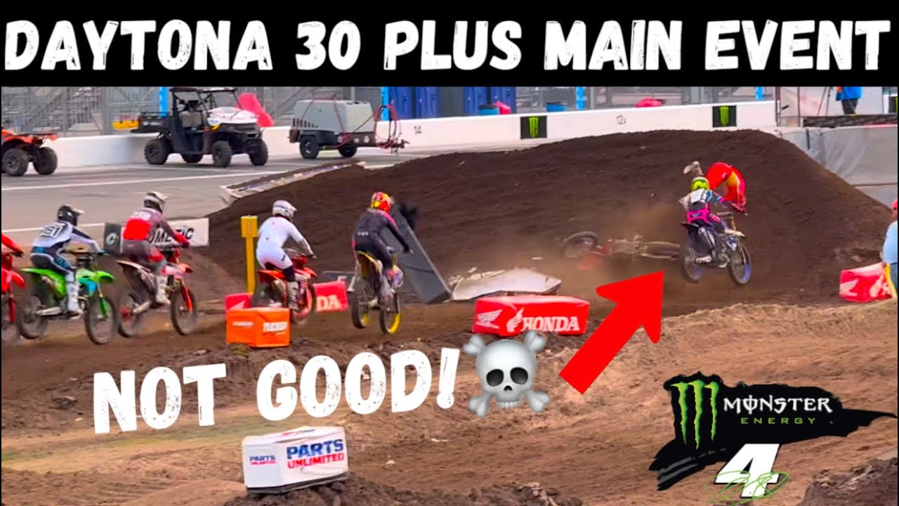 Mike Alessi Injured in MASSIVE Crash At Daytona Ricky Carmichael Amateur Supercross
