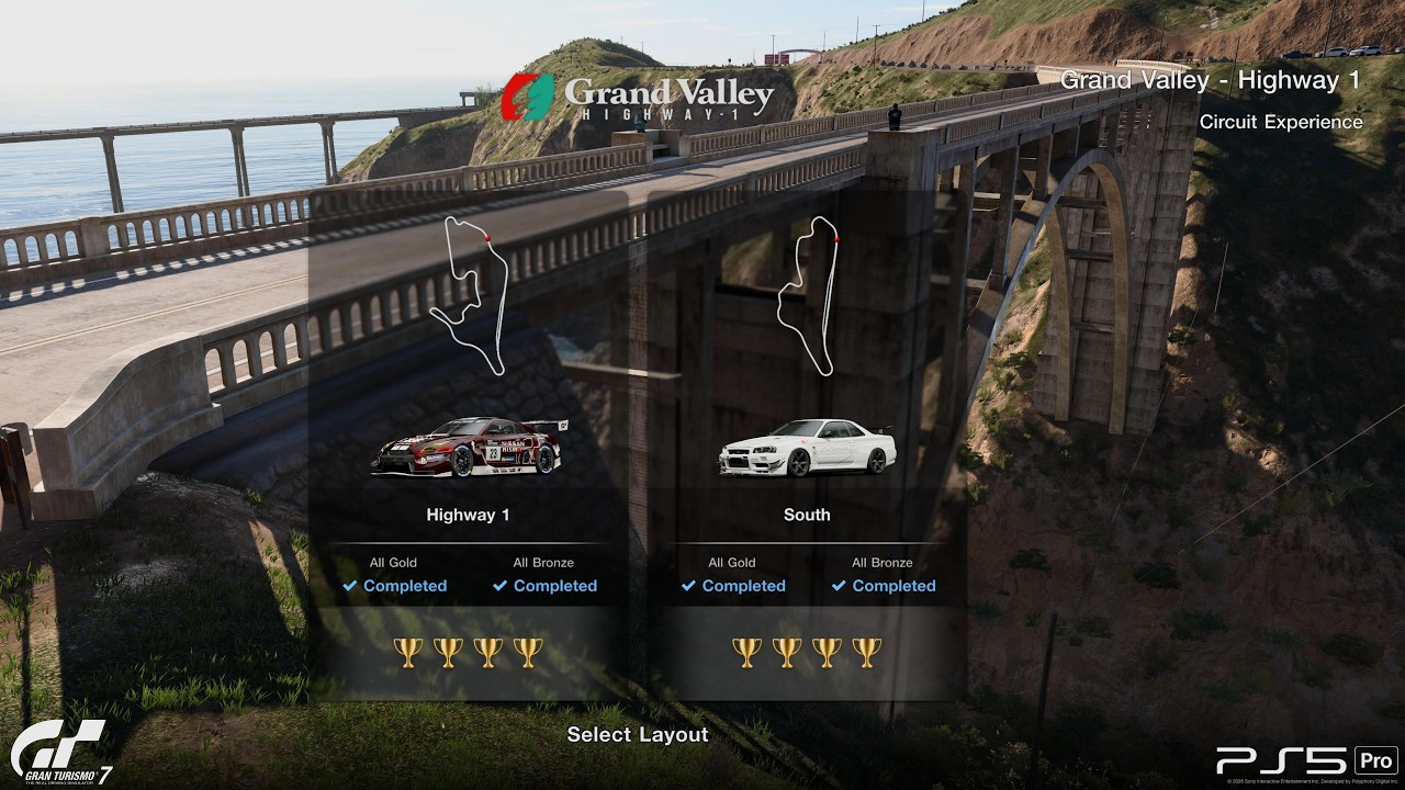 Gran Turismo 7 | Circuit Experience - All Gold Grand Valley Highwa-1 South [PS5Pro]