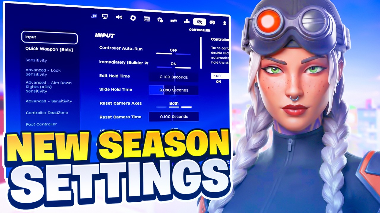 *NEW* BEST Controller Settings For Fortnite Chapter 7! (PS4/PS5/Xbox/PC)