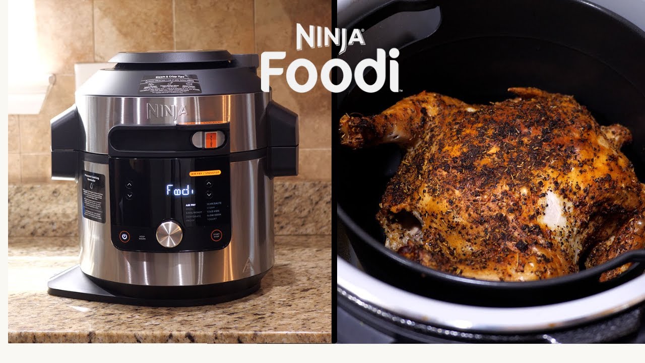 Паровая фритюрница-скороварка Ninja Foodi 2021 года со Smartlid: распаковка и первое приготовление