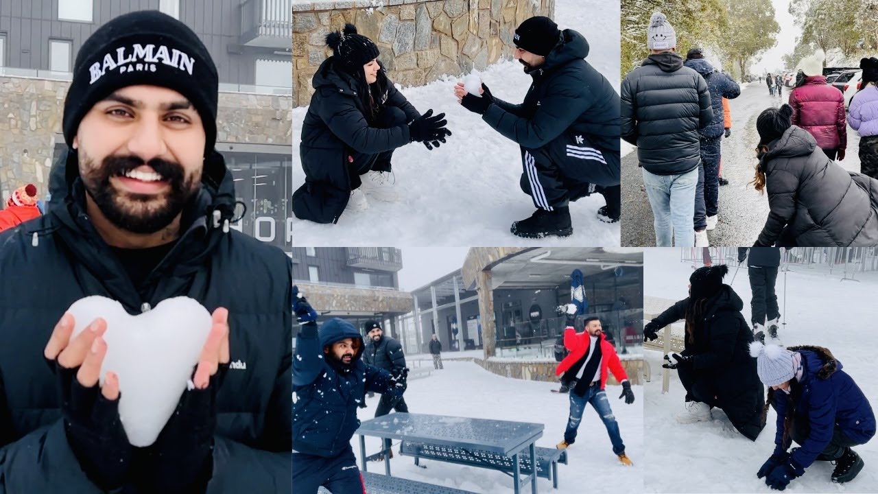 ਬਾਬਿਆਂ ਨੇ ਪਹਾੜਾਂ ਵੱਲ ਜਾਣ ਦਾ ਪ੍ਰੋਗਰਾਮ ਬਣਾਇਆ | BEST BIRTHDAY CELEBRATIONS IN SNOW | SNOWBALL ATTACK