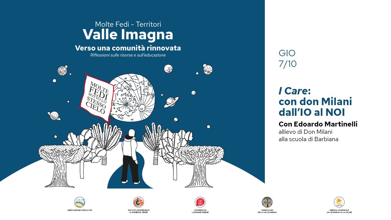 I Care: con don Milani dall'IO al NOI | Molte Fedi Territori 2021