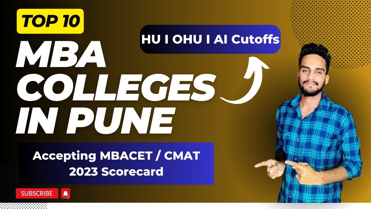 Top 10 MBA Colleges In Pune Accepting MBA CET/CMAT 2023 I Fees I Placement I Honest Review #mbacet