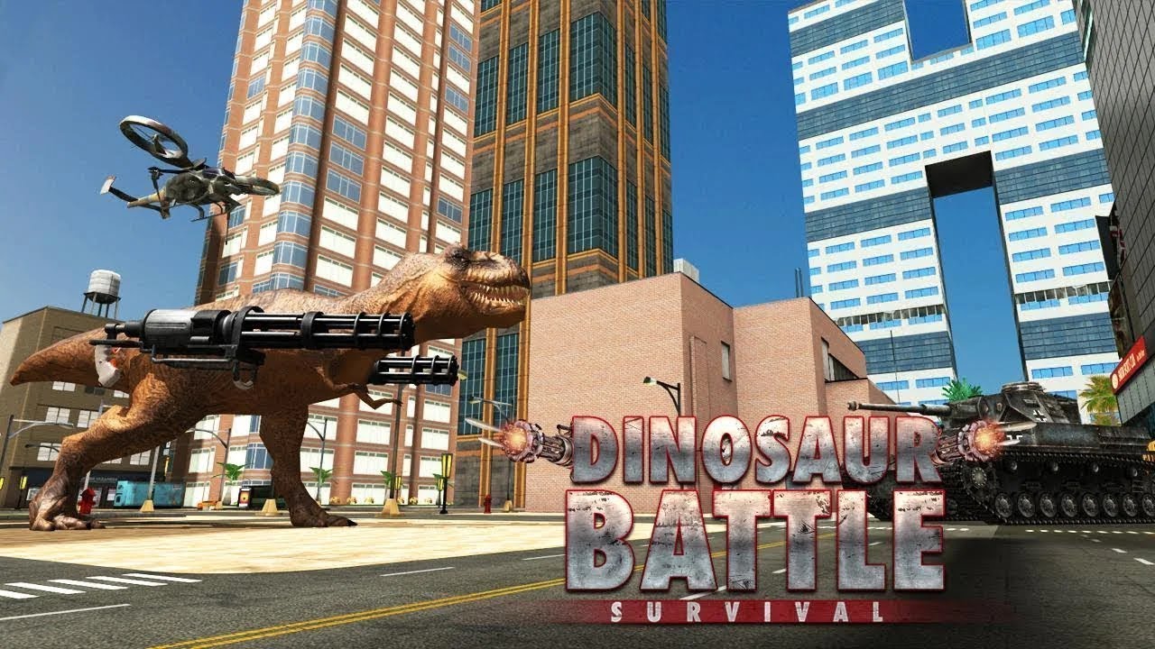 Dinosaur Battle Survival - Action game by Million games - Gameplay