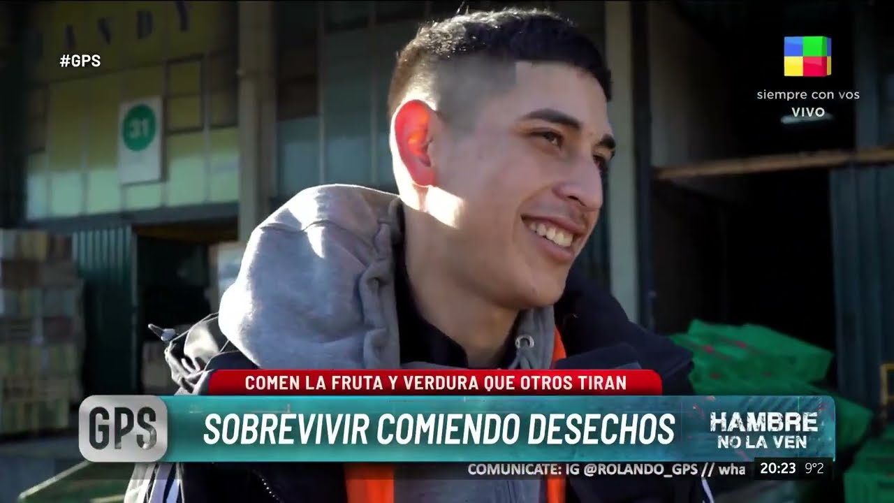 🚨SOBREVIVIR COMIENDO DESECHOS: comen la fruta y verdura que otros tiran