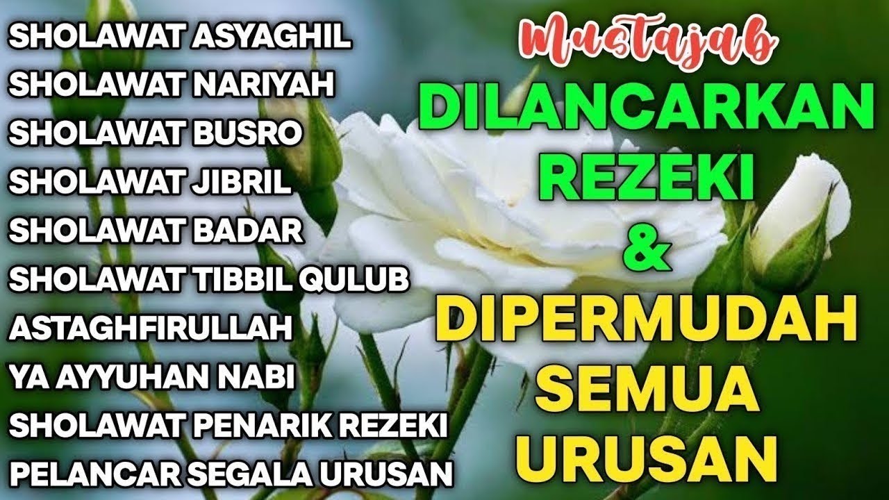 KUMPULAN SHOLAWAT TERBARU 2026 | SHOLAWAT JIBRIL PENARIK REZEKI, BUSYRO | SHOLAWAT TERPOPULER 2026