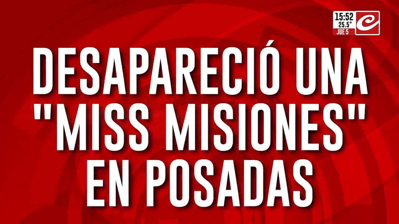 Desapareció una 